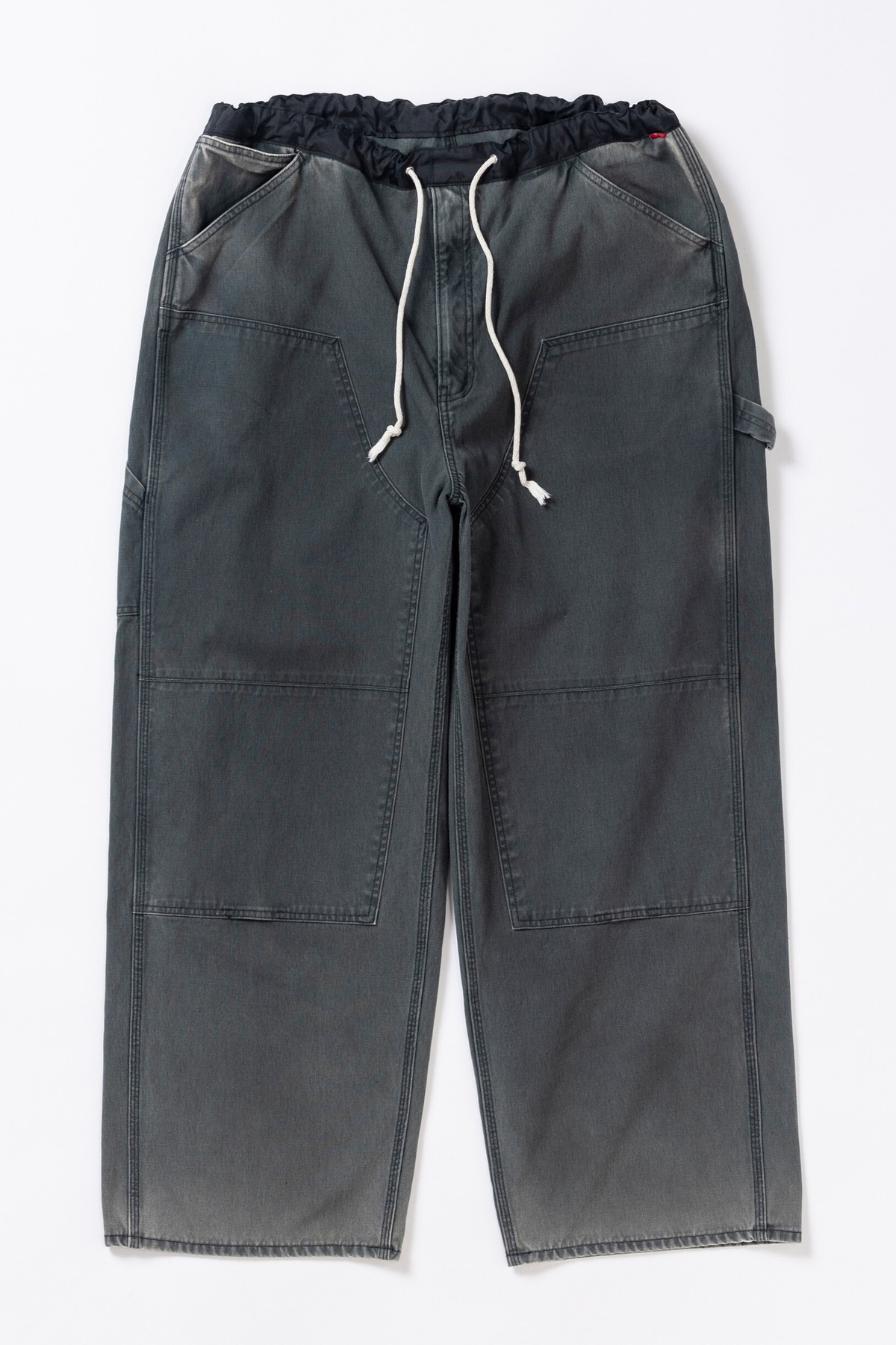 ANACHRONORM/アナクロノーム DOUBLE KNEE DUCK PAINTER PANTS BLACK 