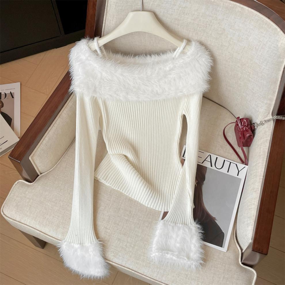 【tops】ファーニットトップス M27036