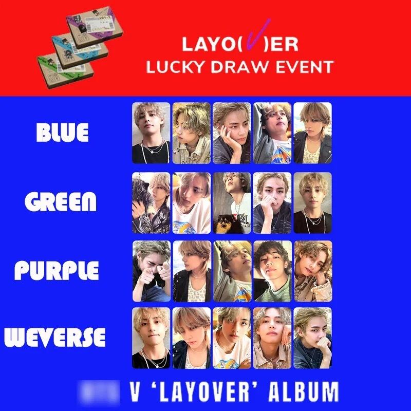BTS V サイン ポスター テテテヒョン LAYOVER BTS V サイン ポスター テテテヒョン LAYOVER(Layover' 3形態