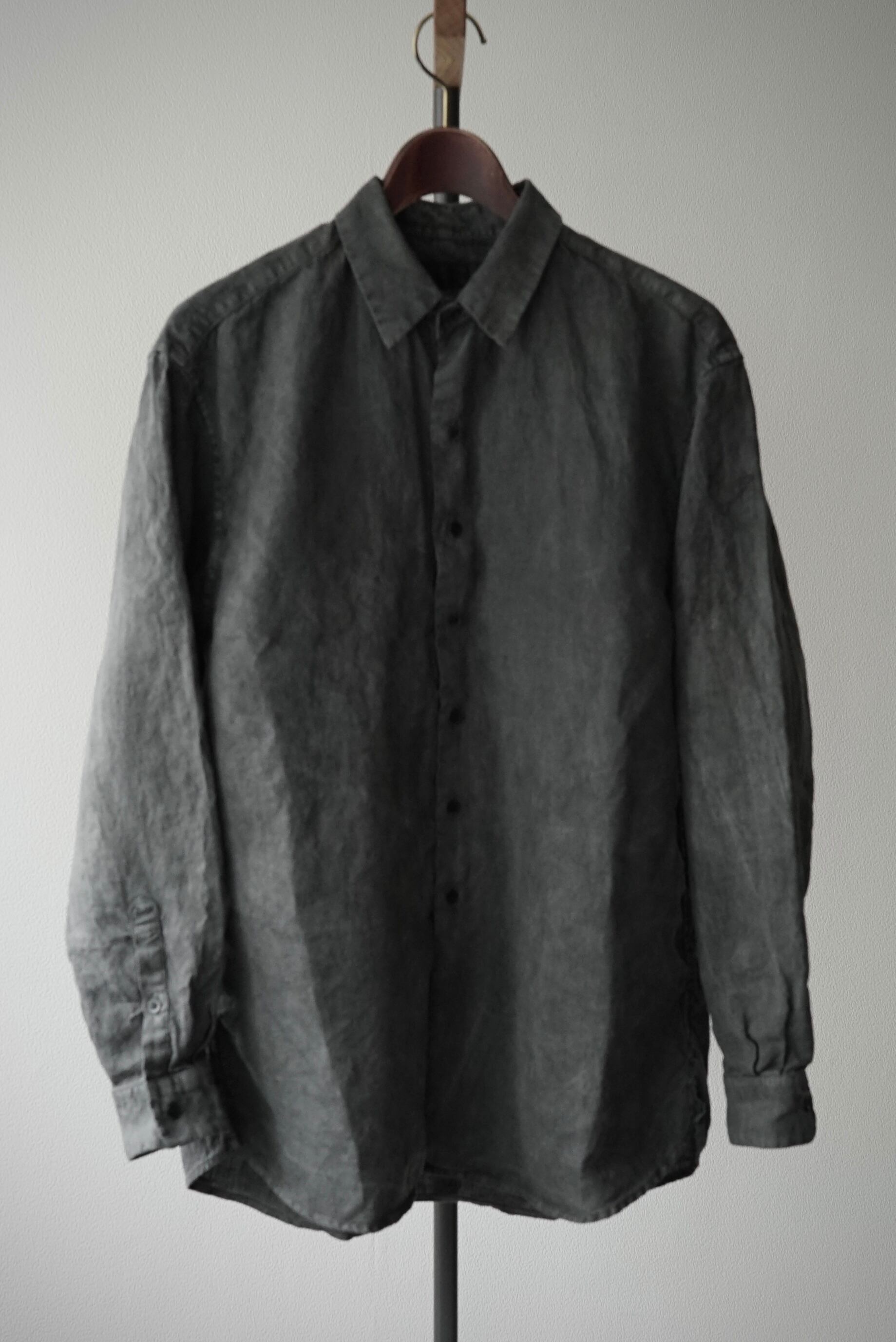 COLINA Minimal shirtsコリーナ ミニマルシャツ 墨染め COLINA Minimal shirtsコリーナ ミニマルシャツ 墨染め - トップス