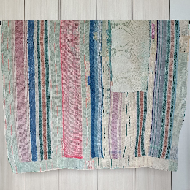 インド ヴィンテージカンタキルト VK007 | 137cm × 187cm