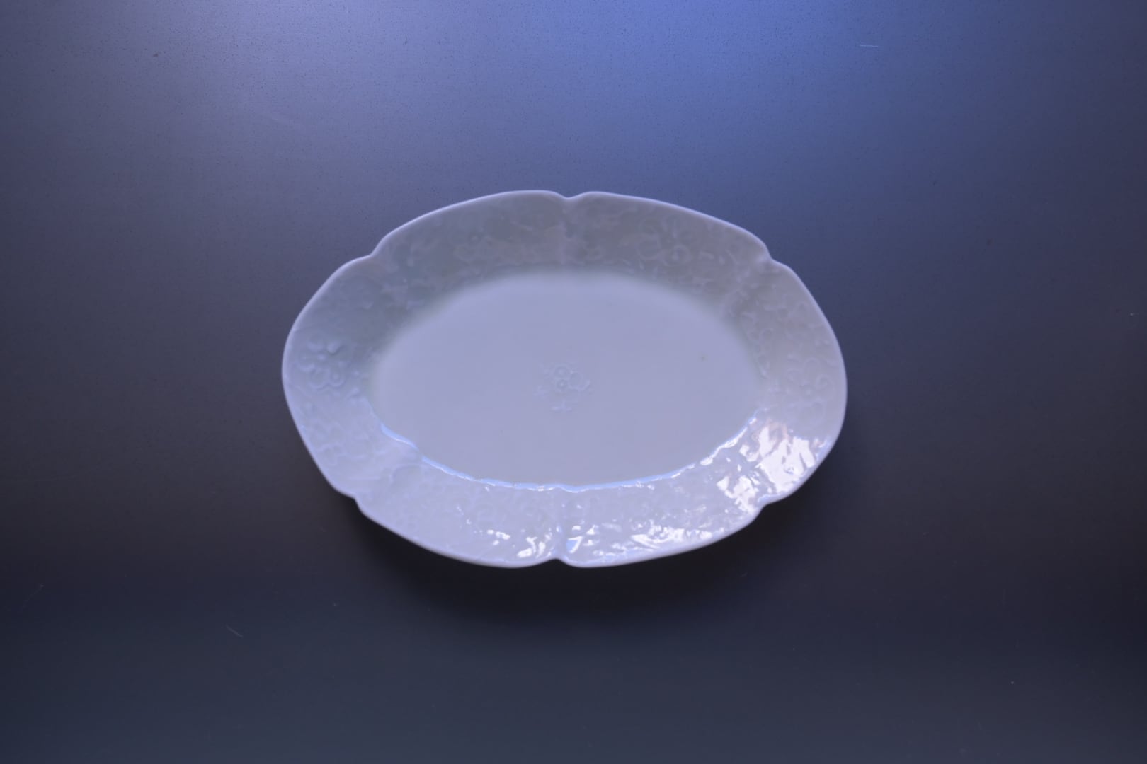 高島大樹作 縁高大皿 ガラス釉