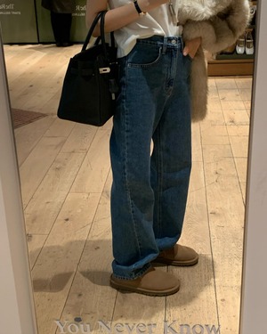 (予約) ounce / Bow deep blue denim