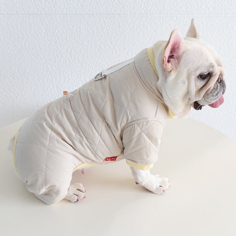 powder ブルドッグキルティングブルゾンパウダーグリーン犬緑 powder ブルドッグキルティングブルゾンパウダーグリーン犬緑