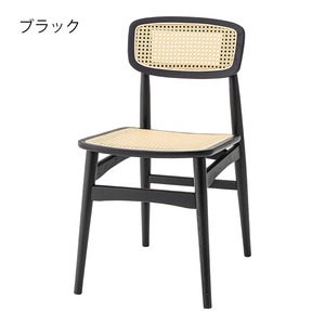 ダイニングチェア  椅子 天然木 ラタン風 いす