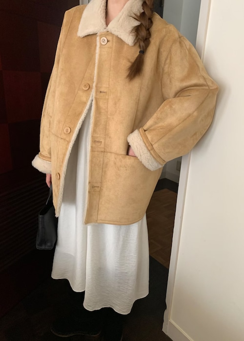 (即納) mellounge / Reversible half river mustang