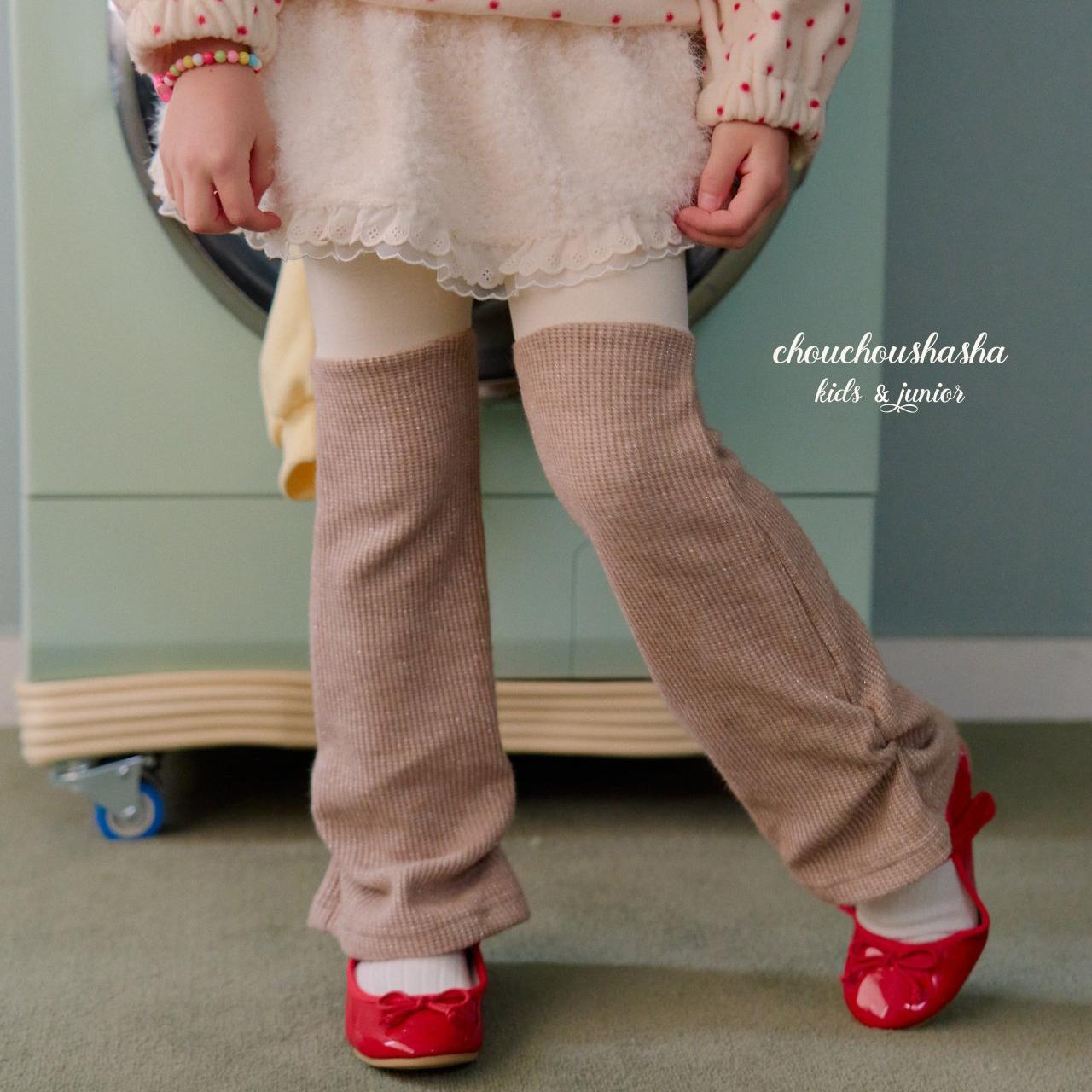 «予約»«chuchushasha» パールウォーマーレギンス 2colors