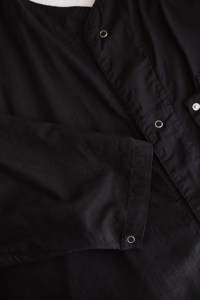 Utah/70's "U.S.ARMY" sleeping shirt /black over dye