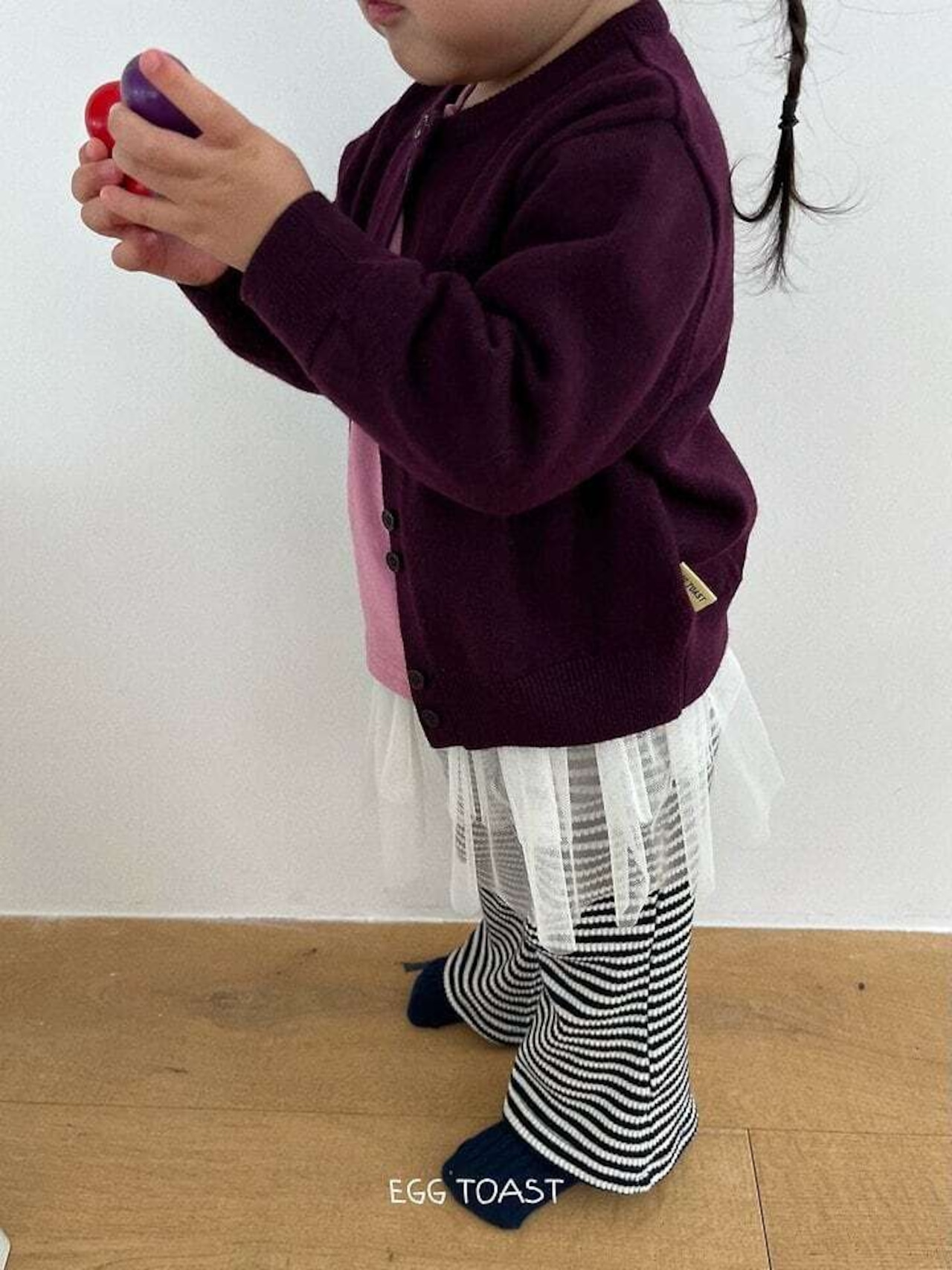 【取寄】EGG TOAST |シュシュスカート(アイボリー)|秋服|韓国子供服|26/AT