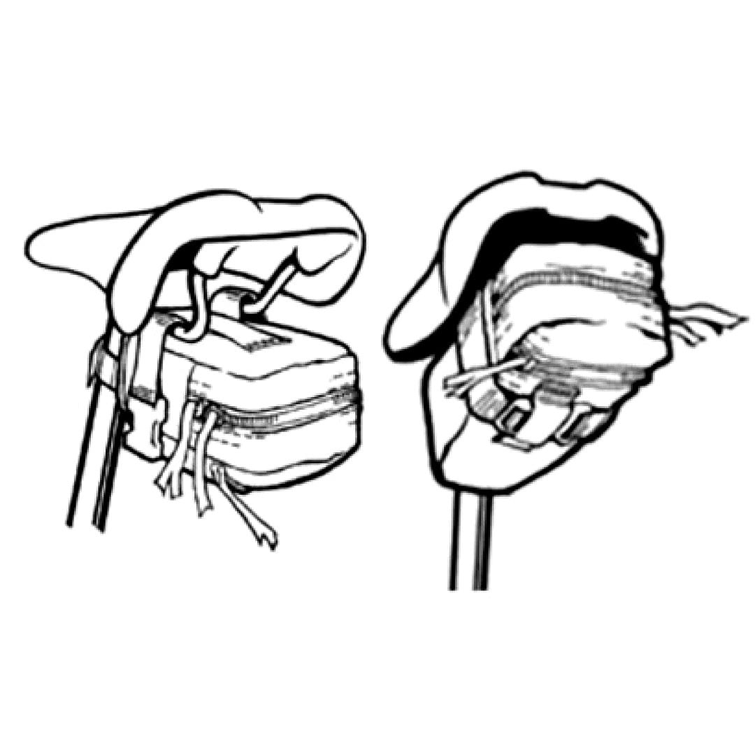 Hurricane Mini Mountain Wedge モスグリーン【サドルバッグ】【JANDD