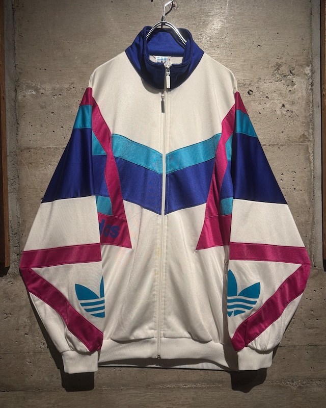 【Caka】90's “adidas”Multiple Color Switching Vintage Loose Track Jacket