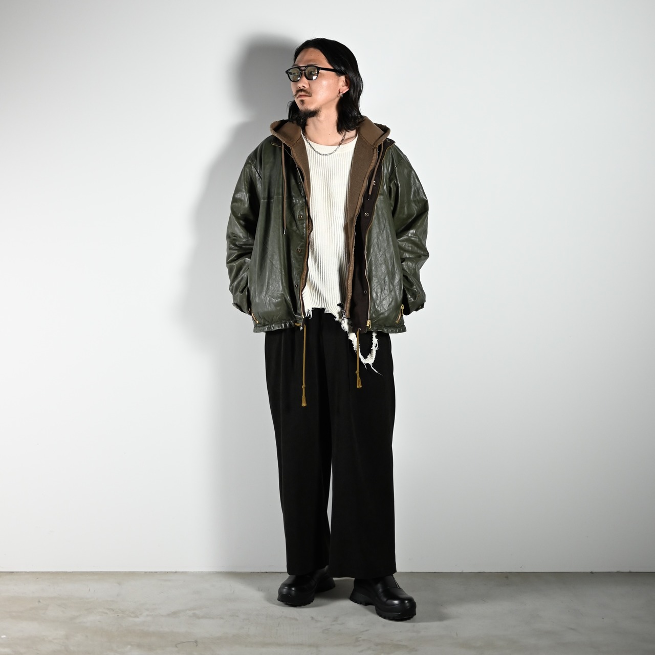barbell object(バーベルオブジェクト)ul jkt コーディネート