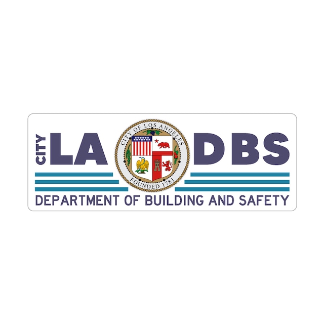 368　Los Angeles Department of Building and Safety　ロサンゼルス　ストリート　"California Market Center"　アメリカンステッカー　スーツケース　シール