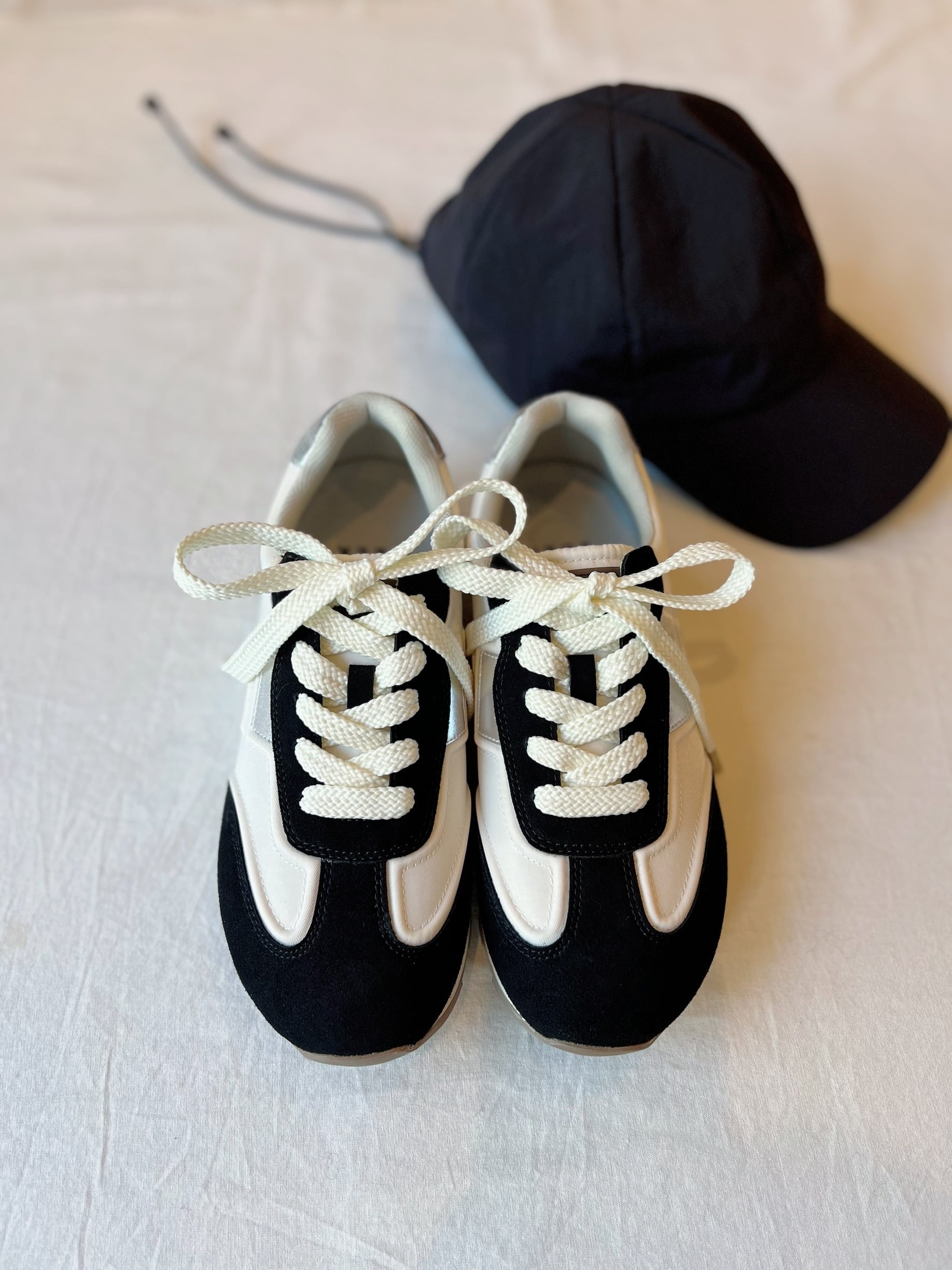 SEEKスニーカー 24cm SEEK / フェイクスウェードスニーカー | anouk