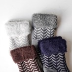 フィンランド製レディースルームソックス　herringbone（ヘリンボーン）／fromF