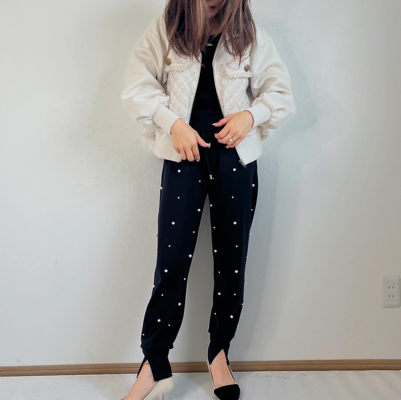 ガレナ galena GALENA　NEWパールジョガーパンツ