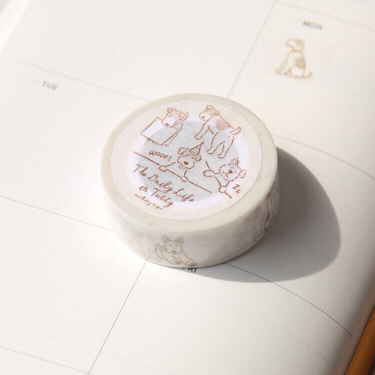 BOKI】マスキングテープ The Daily Life in Teddy | 韓国文具・雑貨