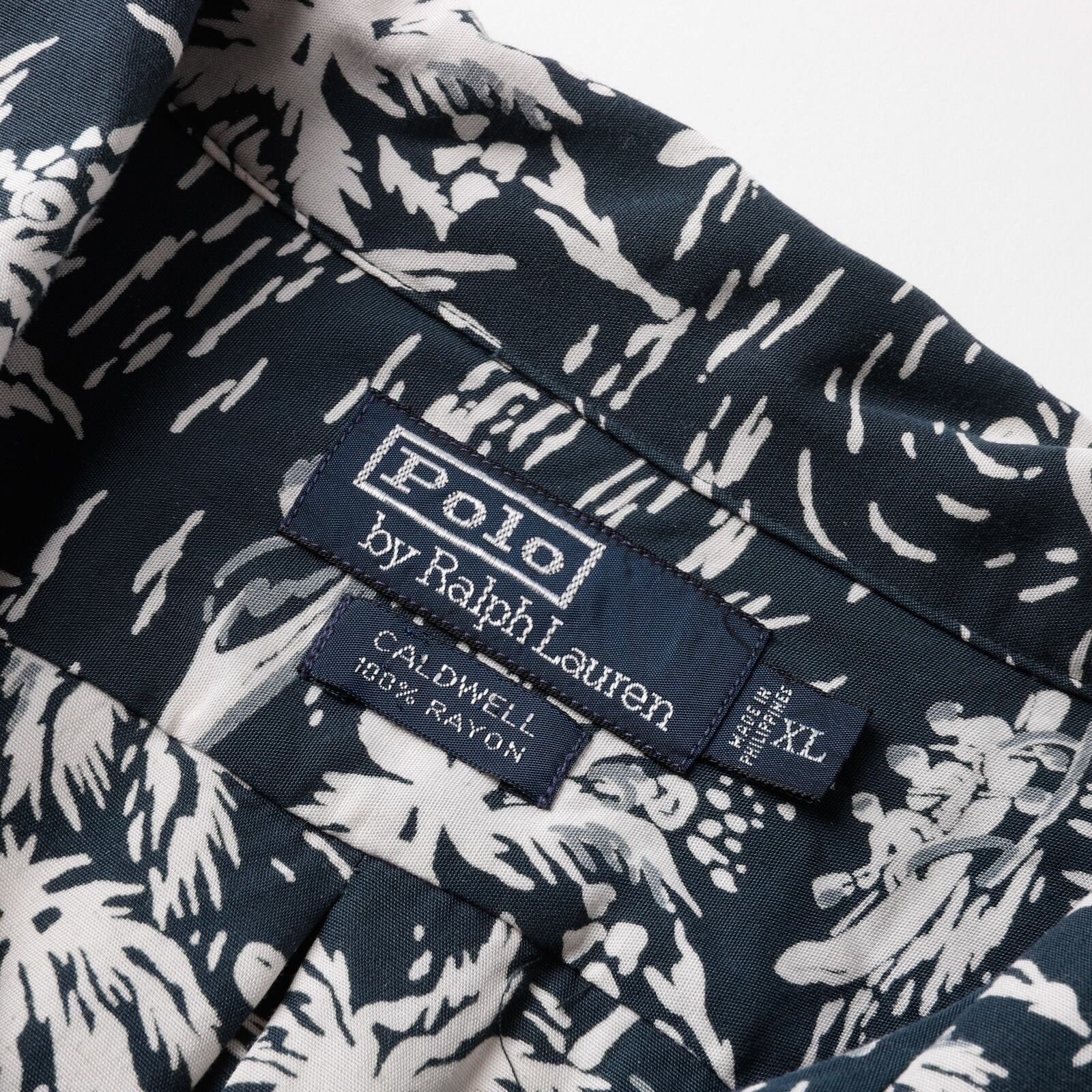 超スペシャル 90s ラルフローレン CALDWELL シャツ XL ブラック