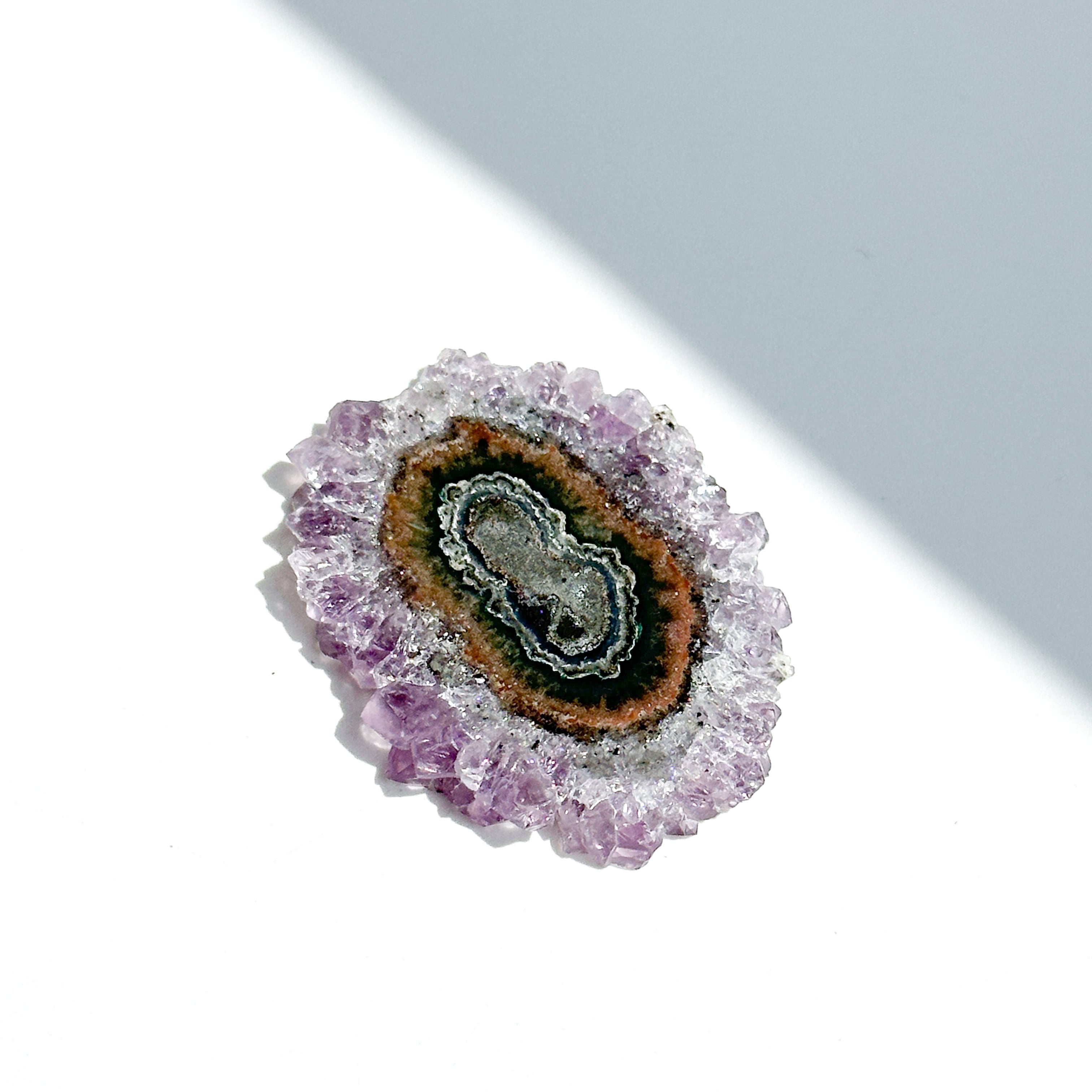 フラワーアメジスト スライス71◇ Flower Amethyst ◇天然石・鉱物・パワーストーン・インテリア