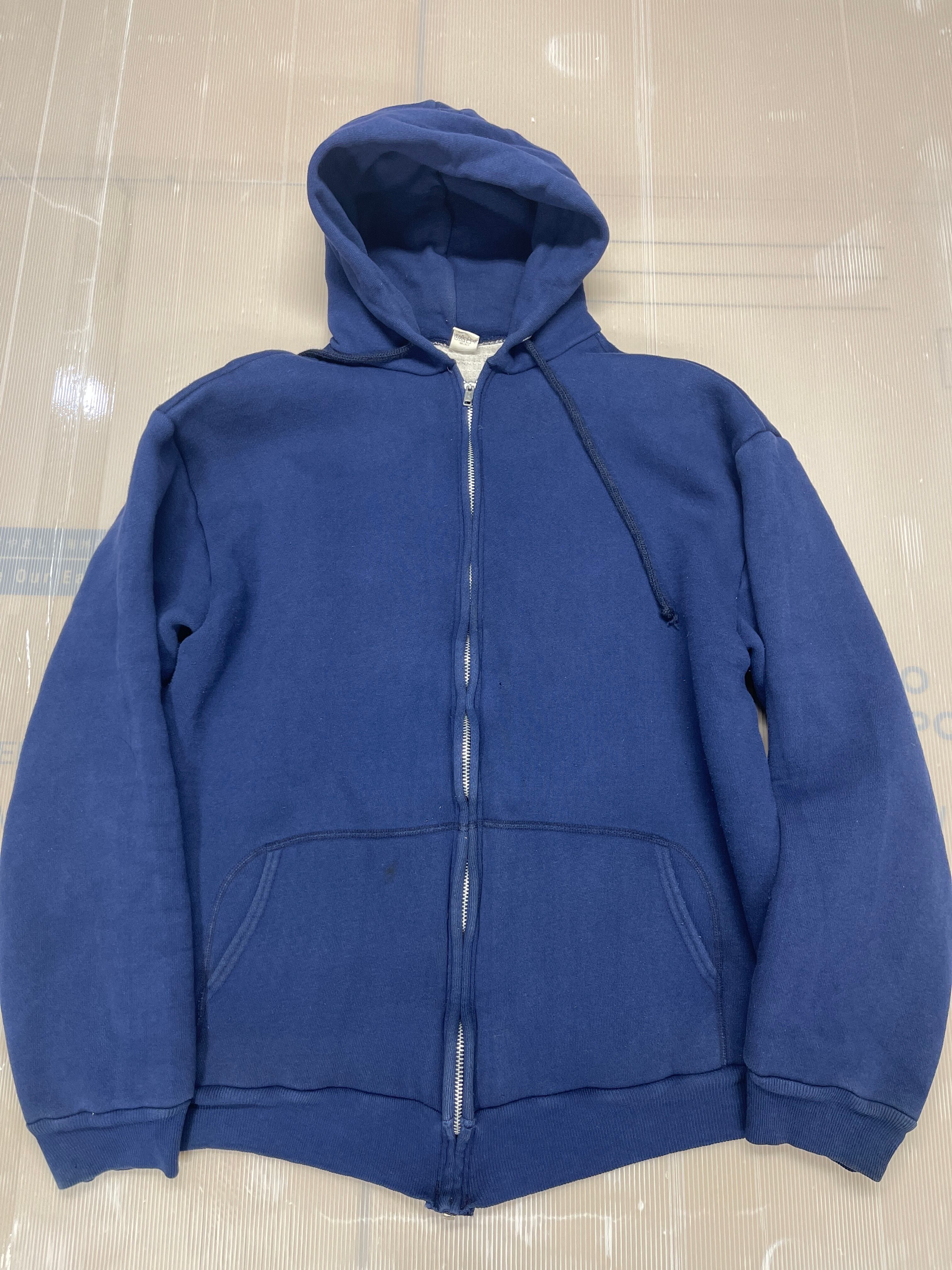 2541 XL USA製 80s ヴィンテージ 裏地サーマル ジップパーカー UNKNOWN