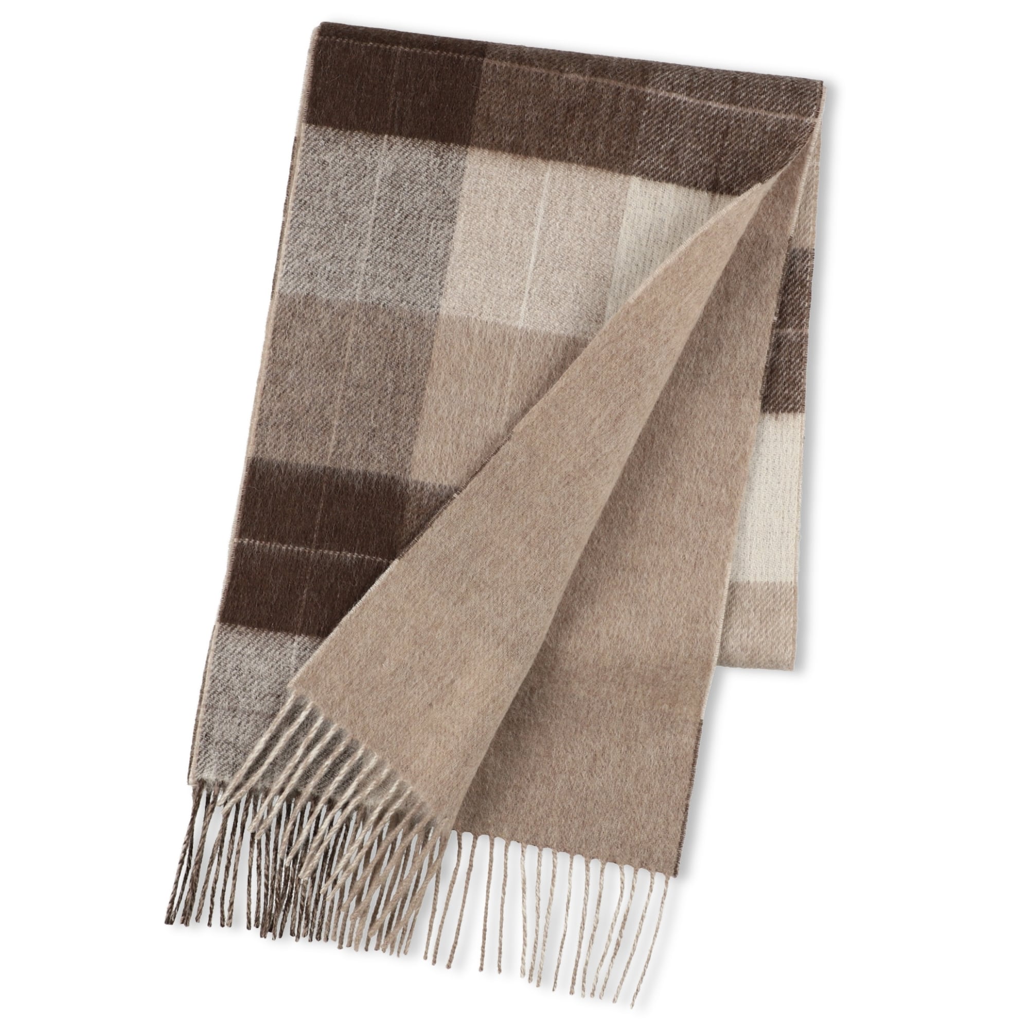 Elensia】カシミヤブレンドチェックマフラー <ブラウン> | Elensia Elensia】カシミヤブレンドチェックマフラー <ブラウン> | Elensia