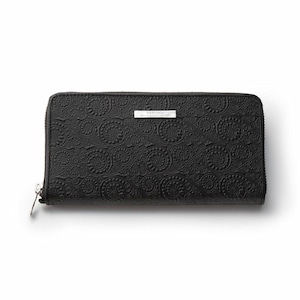 Vine Pattern Zip Long Wallet