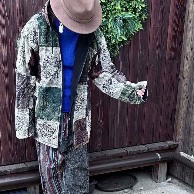 エスニックあったかアウターL-XL