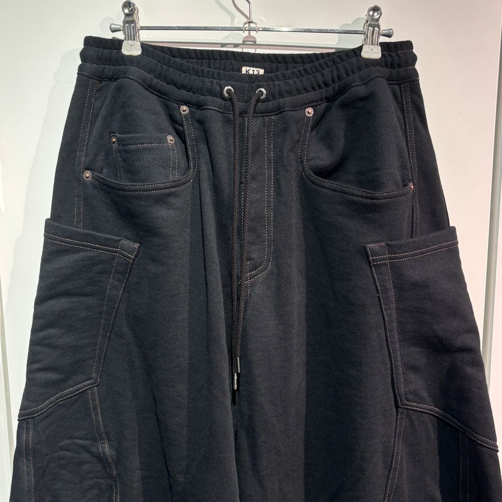KHOKI コッキ 25AW 3D cutting sweat pants ワイドスウェットパンツ