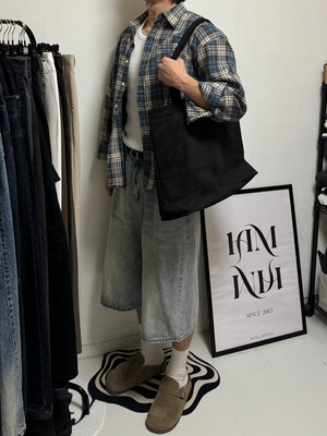 Muffin Premium Suede Tote Bag (3color)