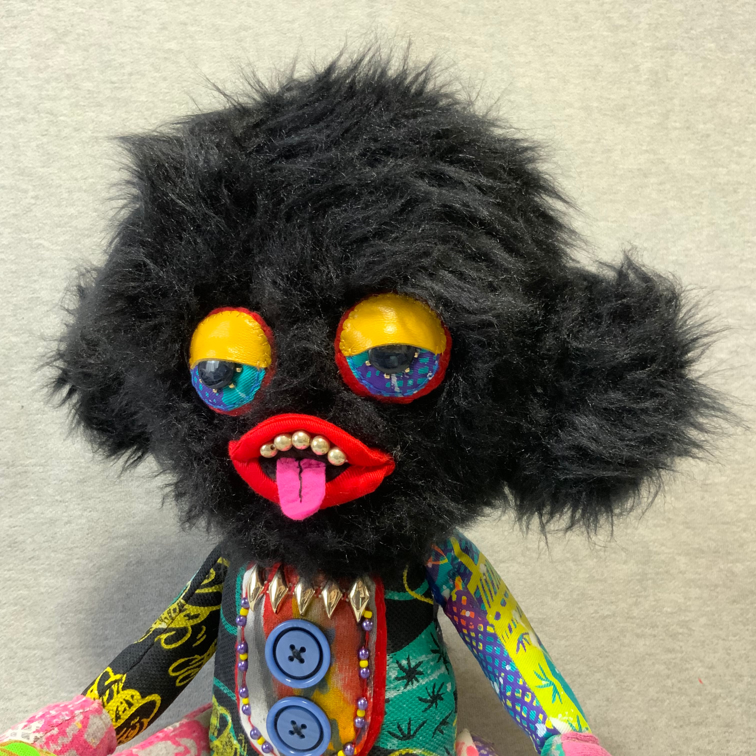 けろぐるみペイペイ　ぬいぐるみ 山ぐるみ】黒べ〜 | 山ぐるみ