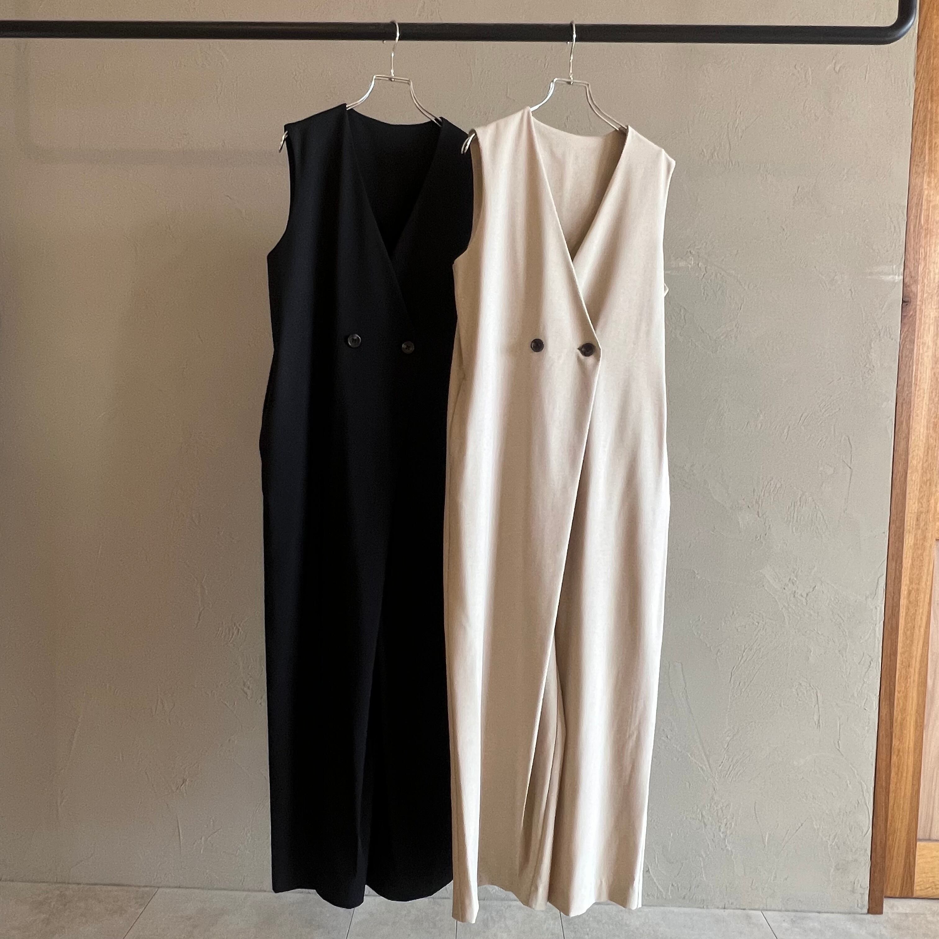 CLOCHE 】麻調Vネックコンビネゾン | valance 福井｜レディース