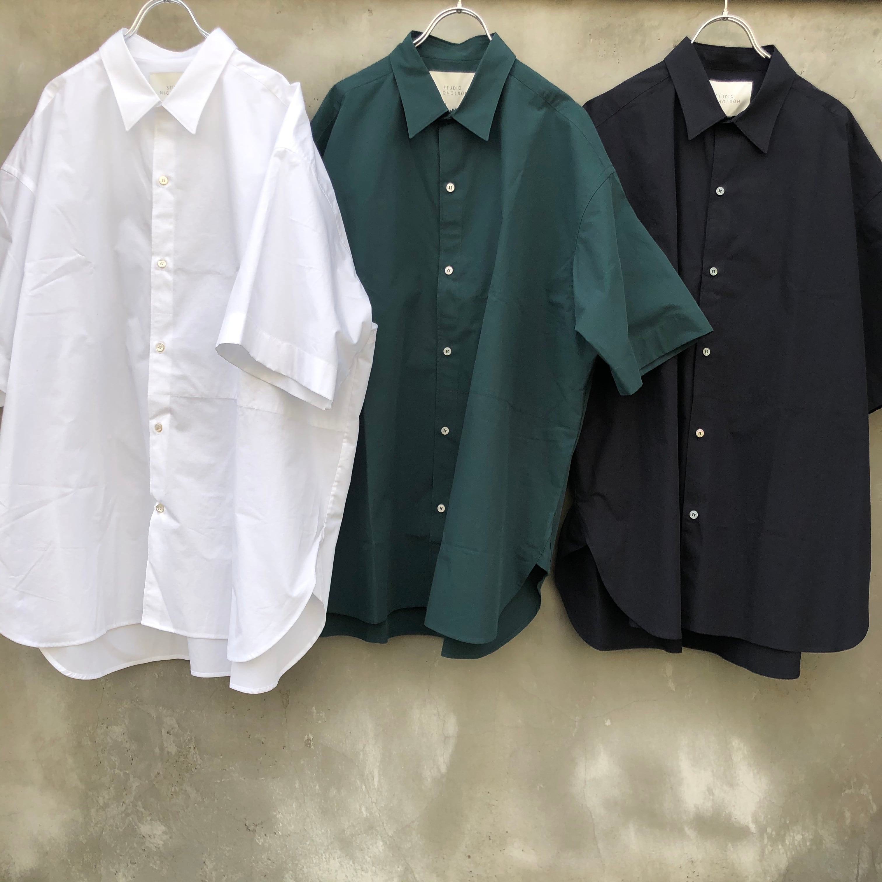 定番の中古商品 J03102 新品 STUDIO NICHOLSON 長袖シャツ サイズ
