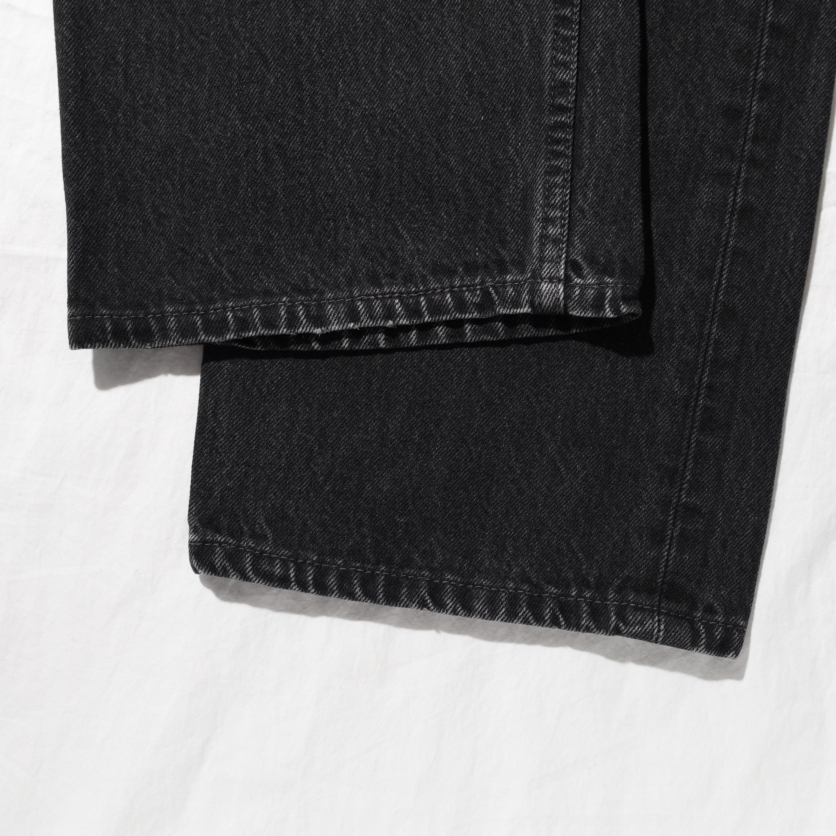 サルファ染め 90s USA製 LEVIS リーバイス 501 ブラックデニム 希少 後染め黒 90's USA製 リーバイス501 ブラックジーンズ 実寸W33