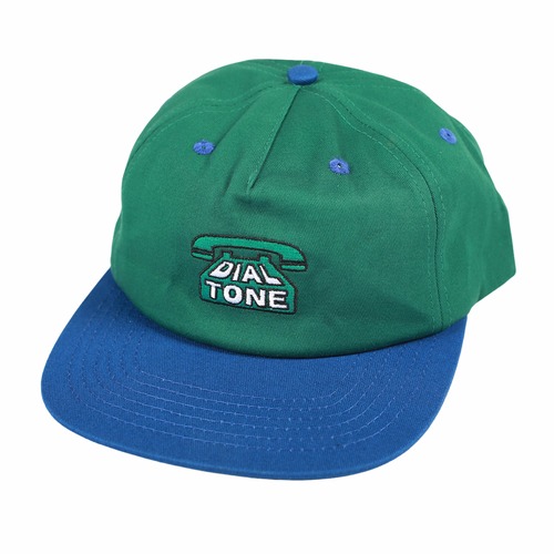 DIAL TONE WHEEL CO.【DIAL LOGO SNAPBACK HAT - FOREST / NAVY】