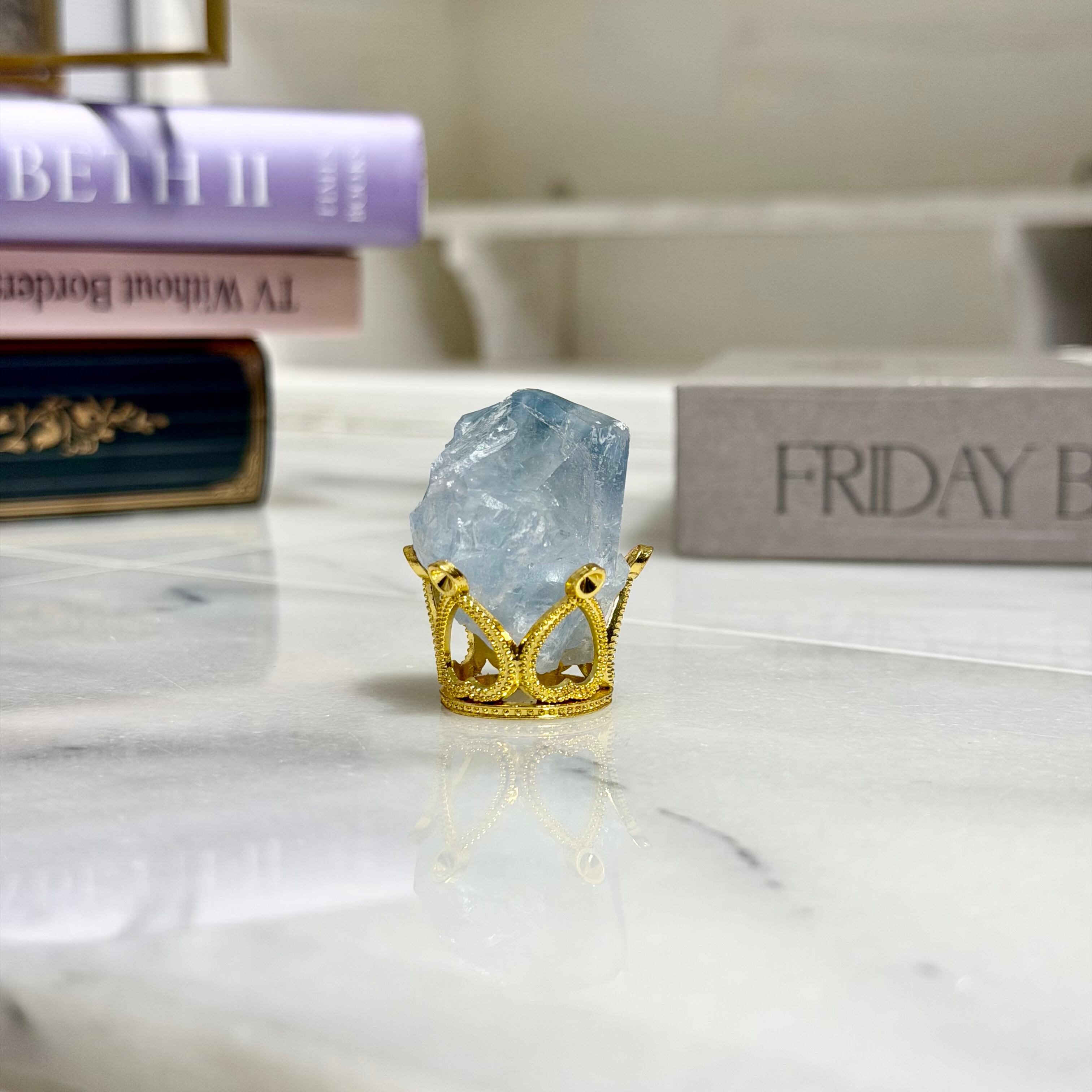 マーブル模様が美しい「清流の石」ブルーオブシディアン ポジティブ 約