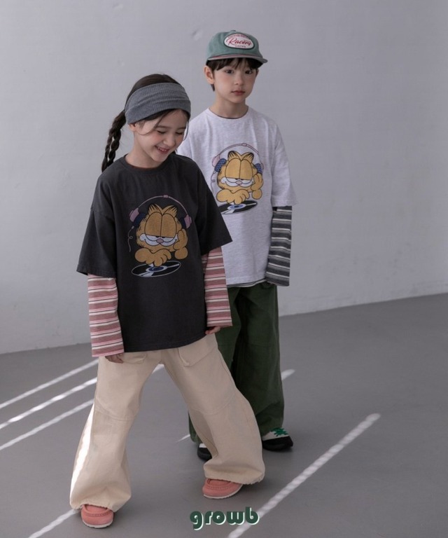 《送料無料》予約:ミュージックT半袖【growb】※アダルトサイズ