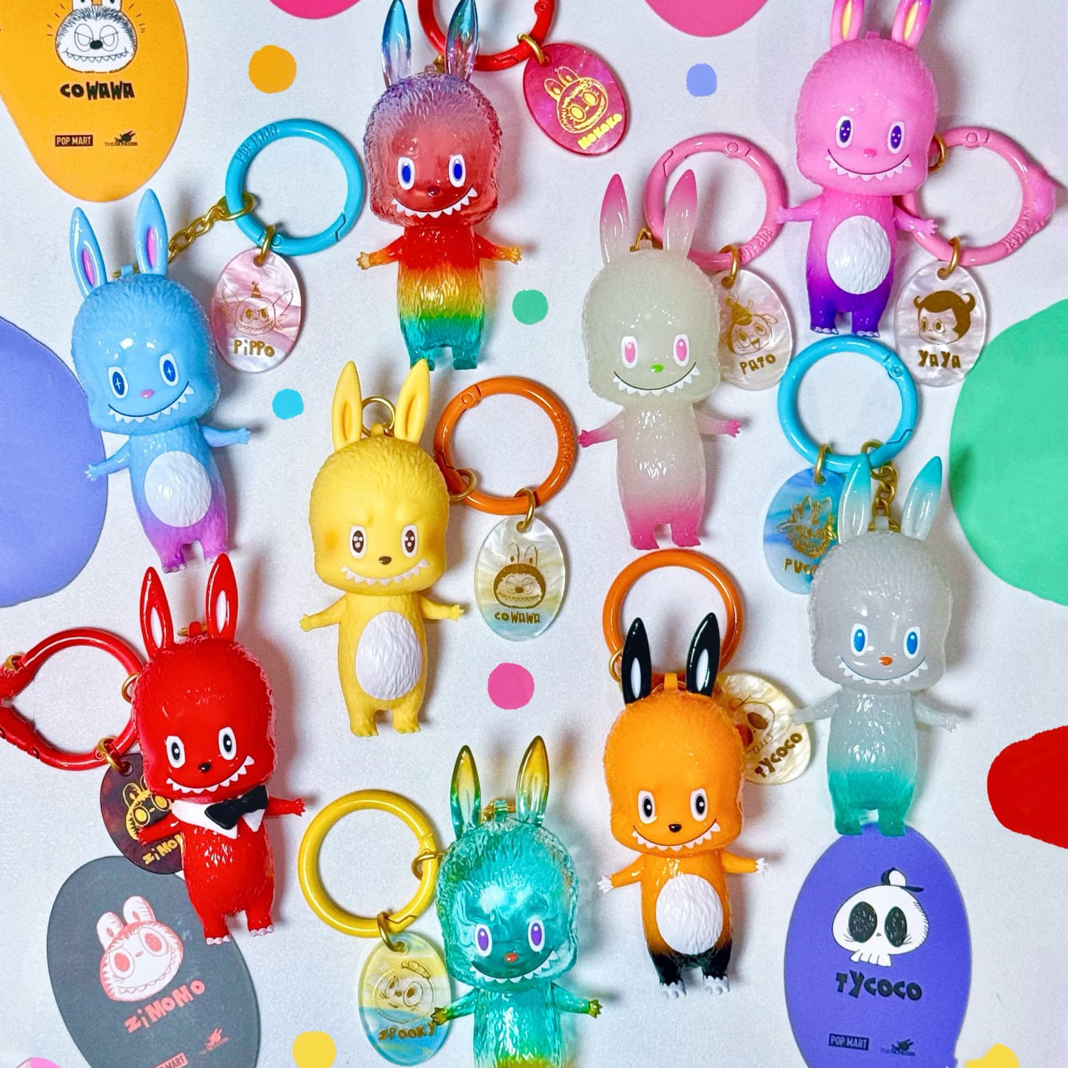 10周年記念・正規品】POPMART THE MONSTERS ラブブ キーホルダー
