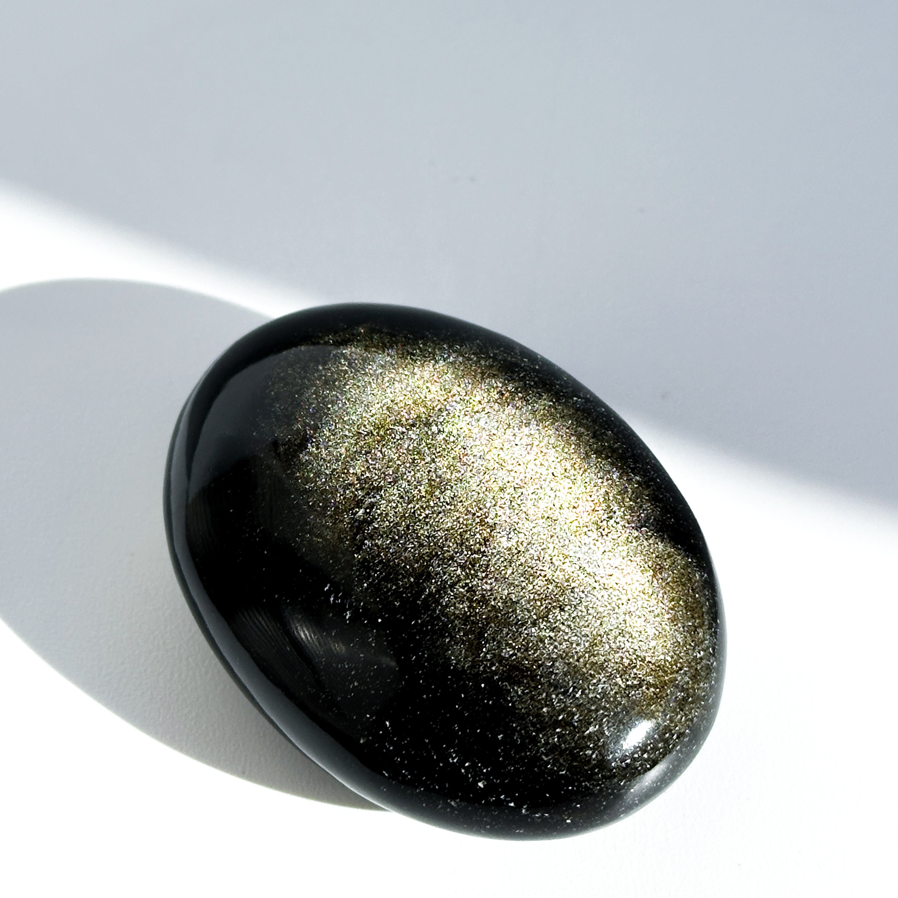 ゴールデンシーンオブシディアン パーム63◇Goldensheen obsidian◇天然石・鉱物・パワーストーン