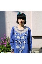 Royal blue bijou onepiece