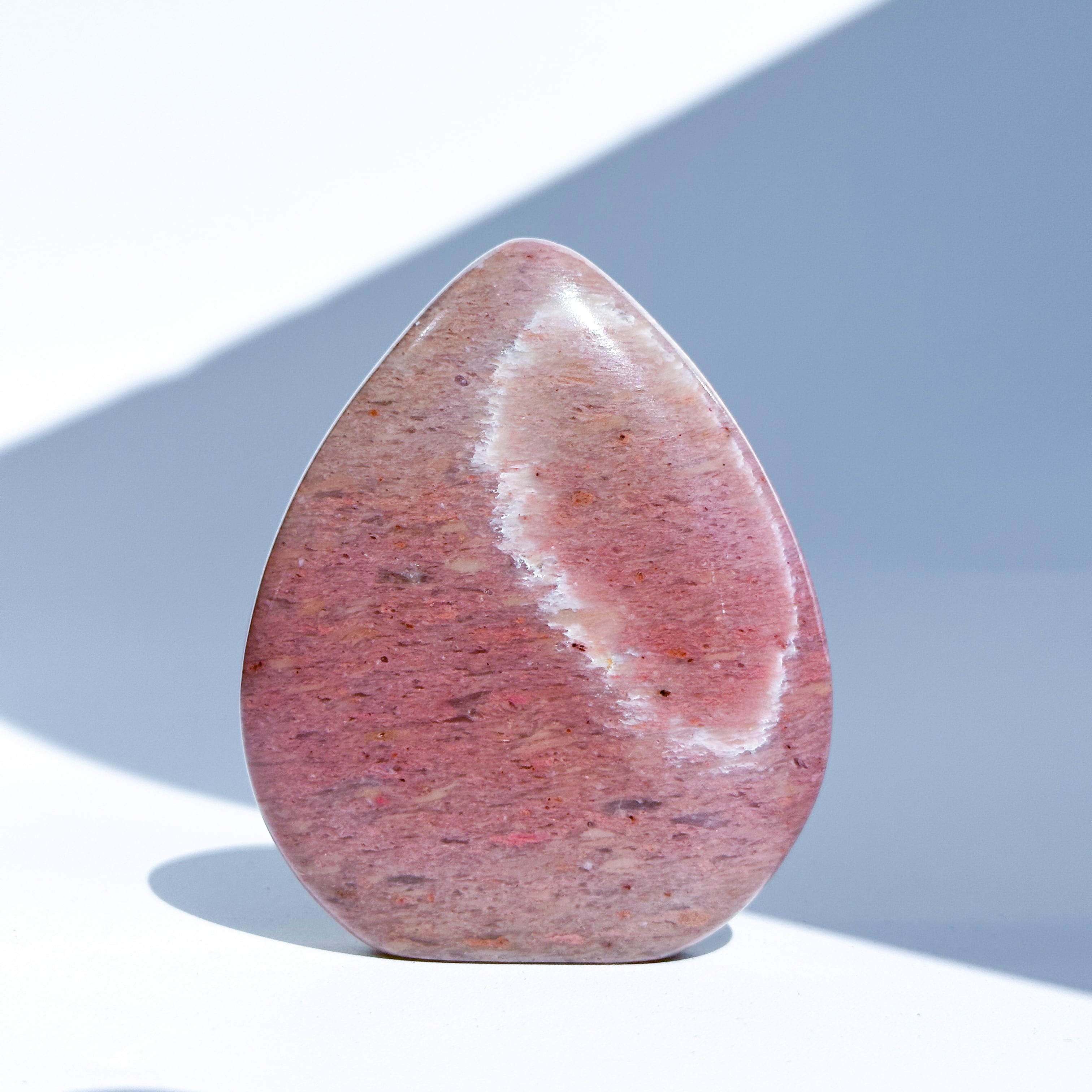 ピンクペトリファイドウッド しずく型42◇ Pink Petrified Wood