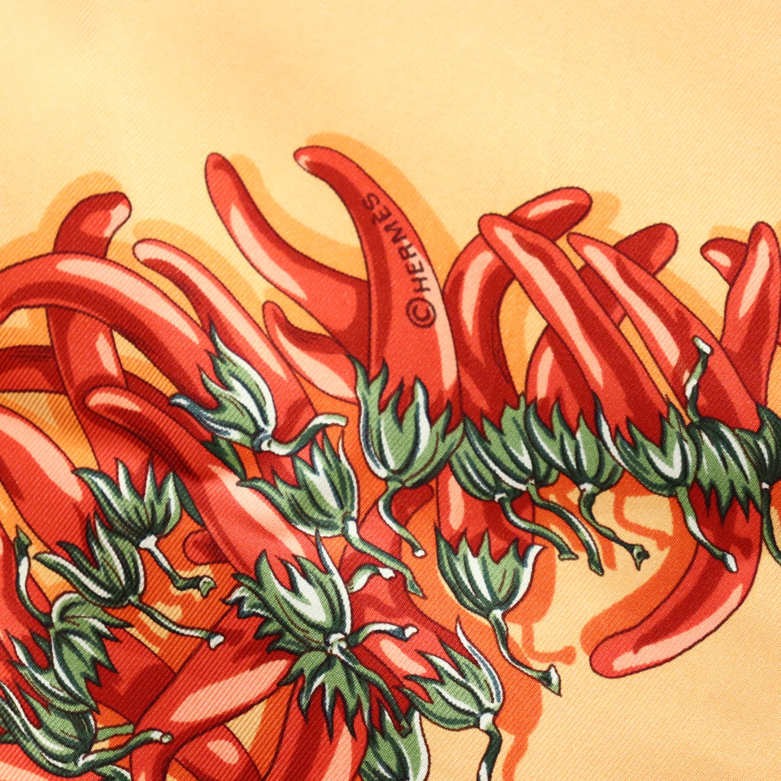 HERMES エルメス カレ90 AUX PAYS DES EPICES スパイスの土地で