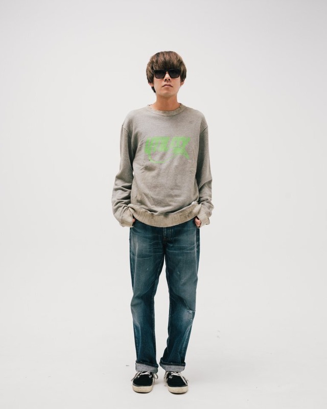 22aw EFFECTEN(エフェクテン) / fire pattern rib sweat