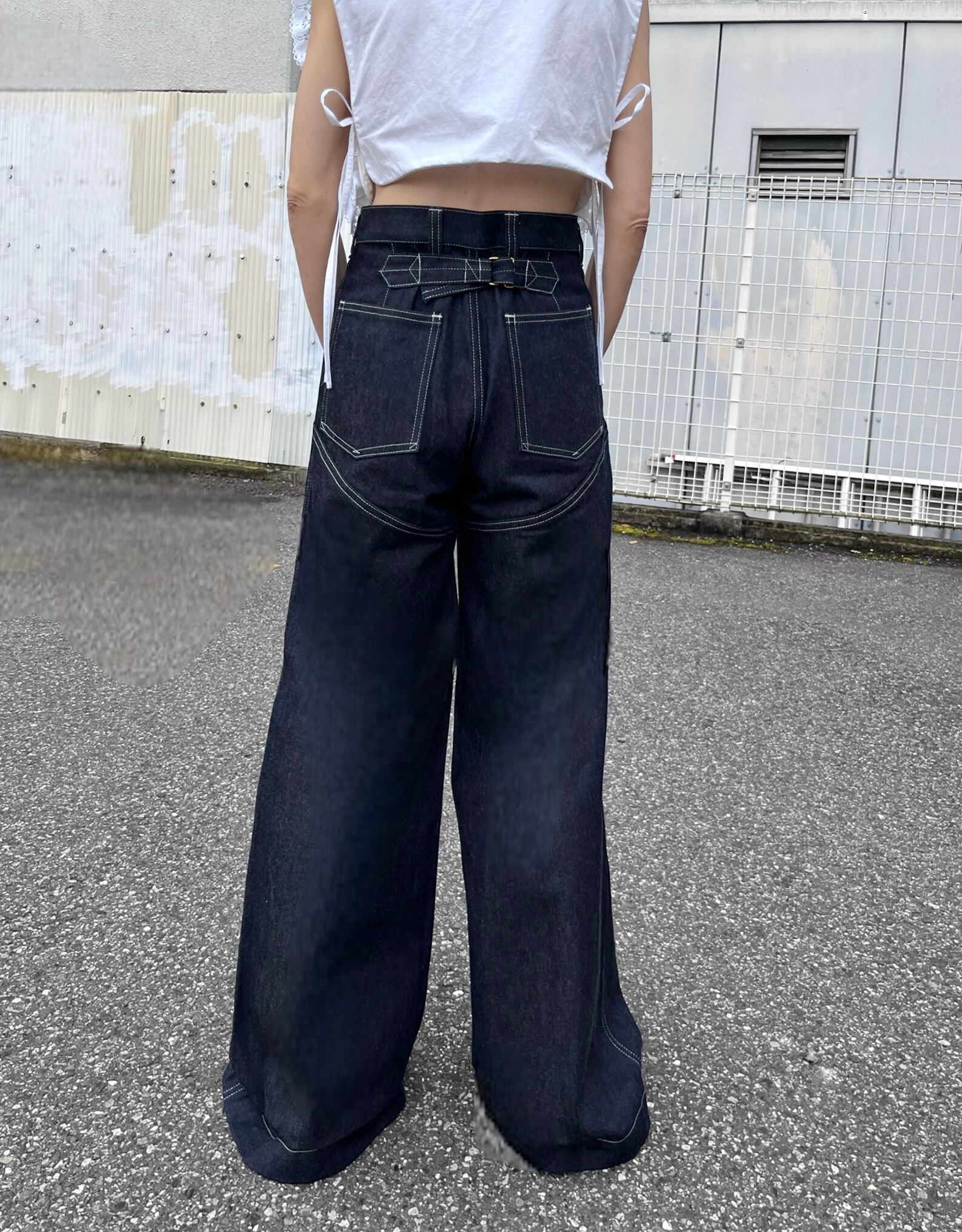 FUMIKA_UCHIDA [DENIM HIGH-WAIST BUGGY PANTS] | LILLY DEL SALONE