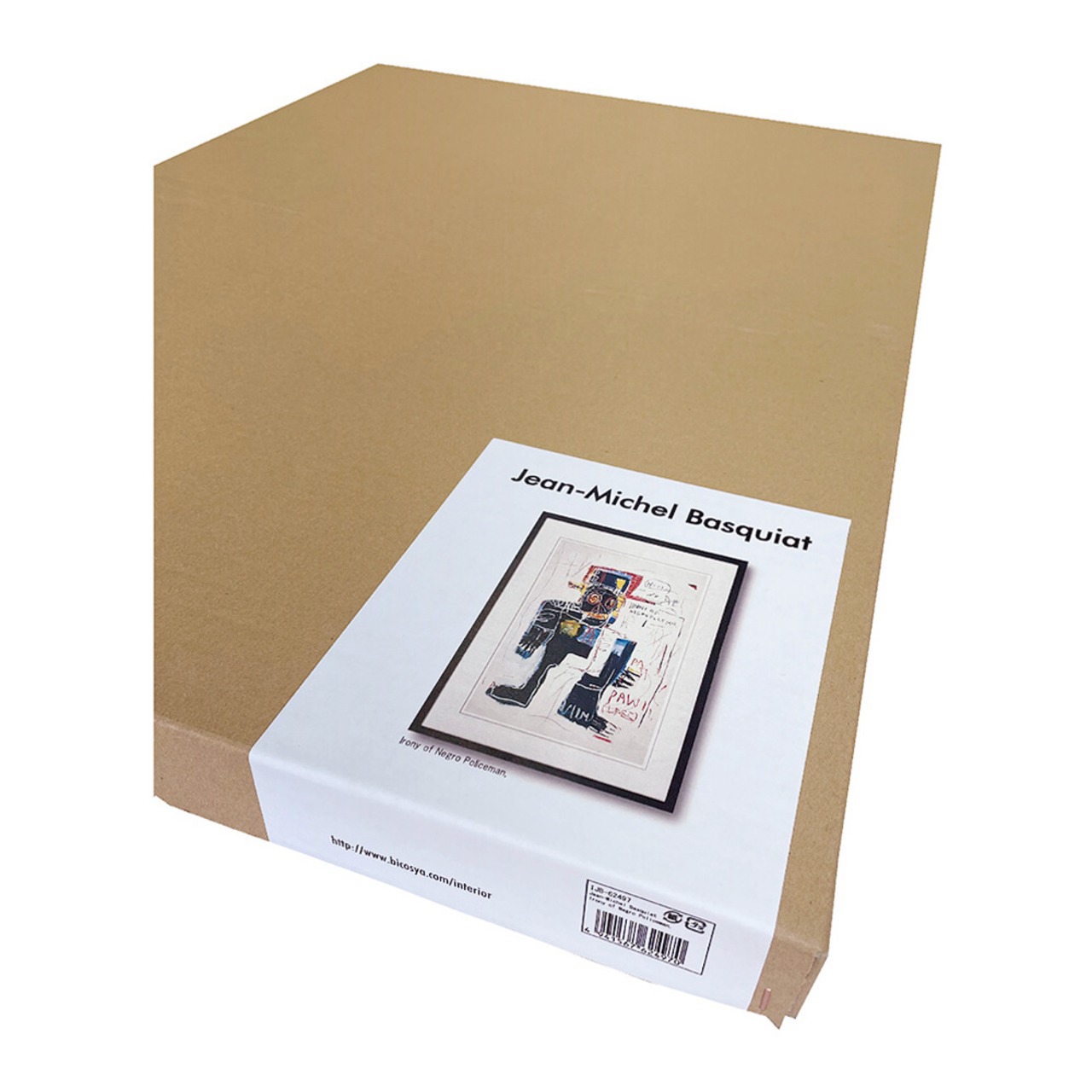 [額縁付き] ジャン＝ミシェル・バスキア「Irony of Negro Policeman, 1981」アートポスター ブラックフレーム 475×645mm AFBQ09 - 4