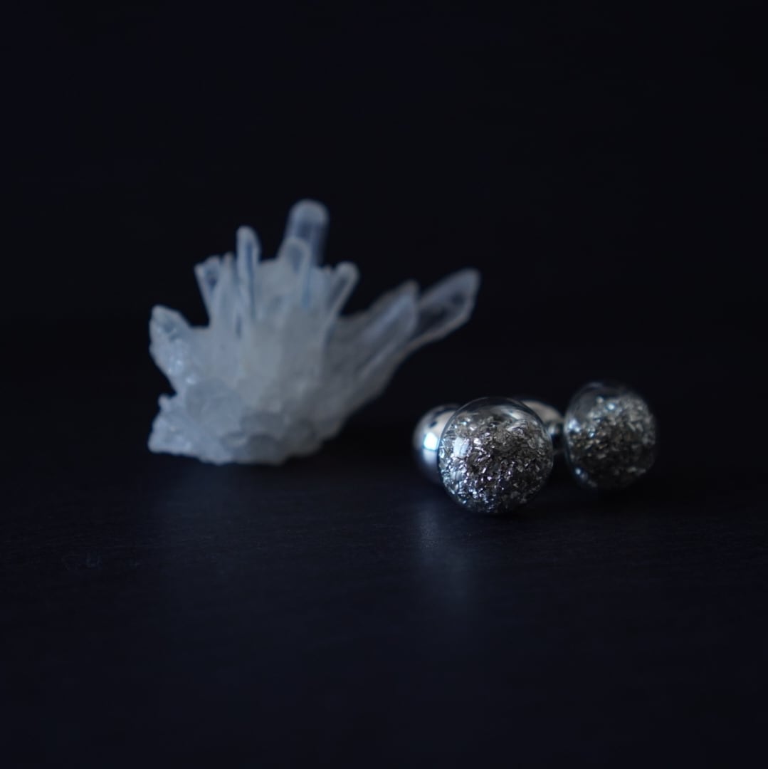 月の砂‐tsukinosuna(SV) ピアス | utsuri accessories