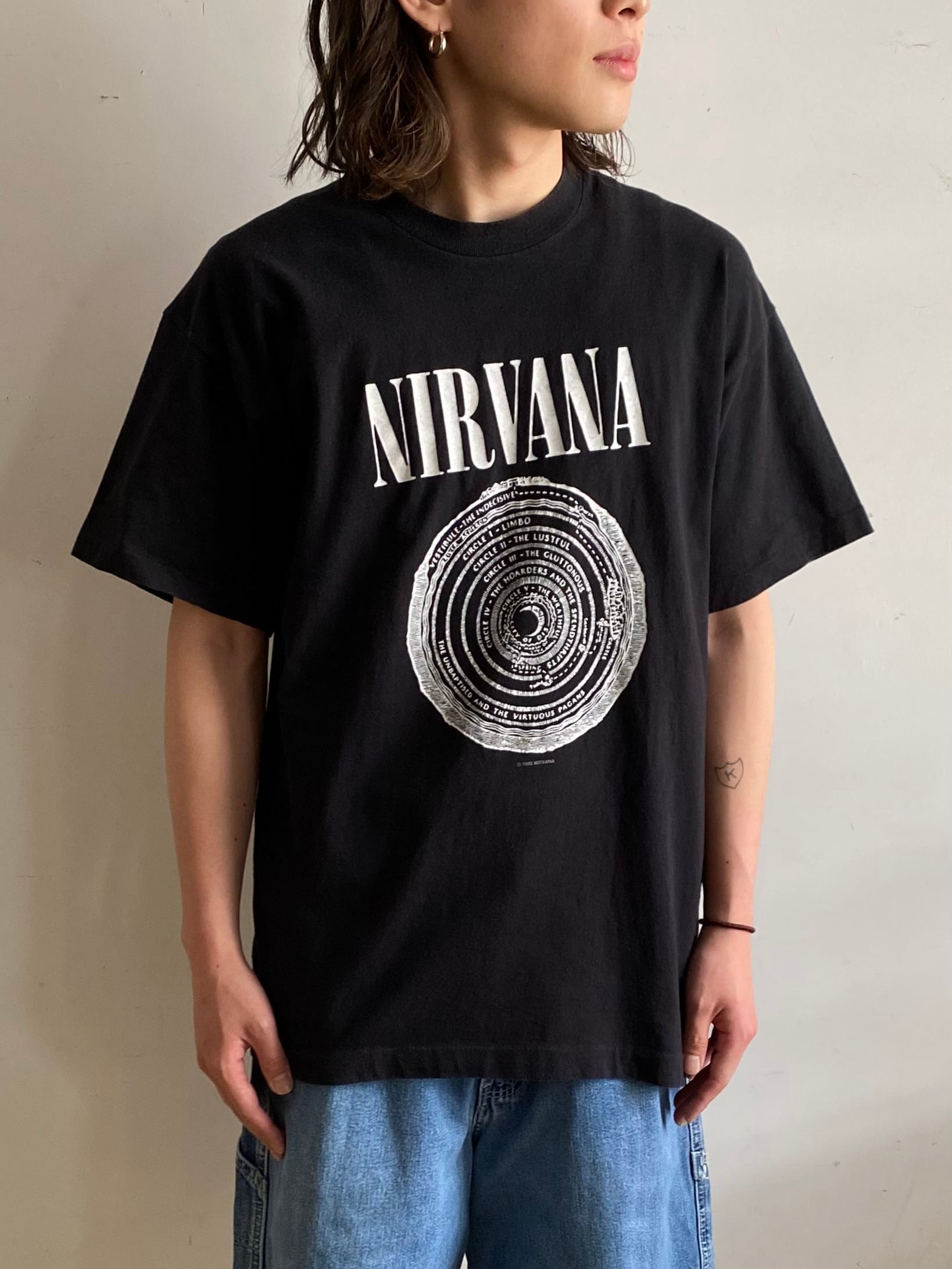 90s NIRVANA VESTIBULE PRINT TEE＊ | JUNK SHOP