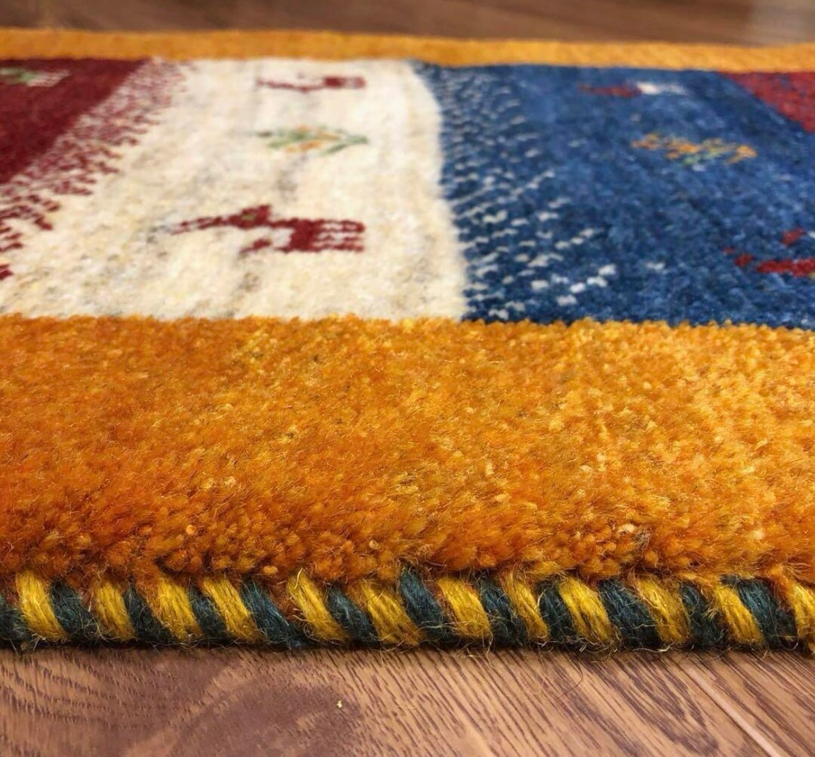 ペルシャギャッベ( ギャベ )ラグ ベッドサイド 廊下 ランナー No.GK