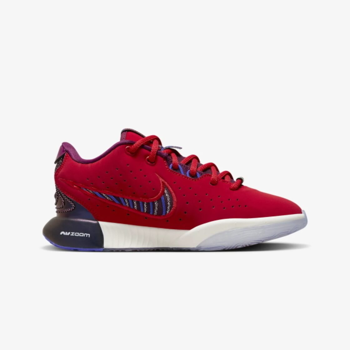 NIKE Lebron XXI SE GS Track Red/Ivory/Bordeaux/Blue Joy ナイキ 