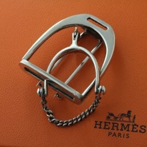 HERMES Silver Brooch  エルメス　シルバーブローチ