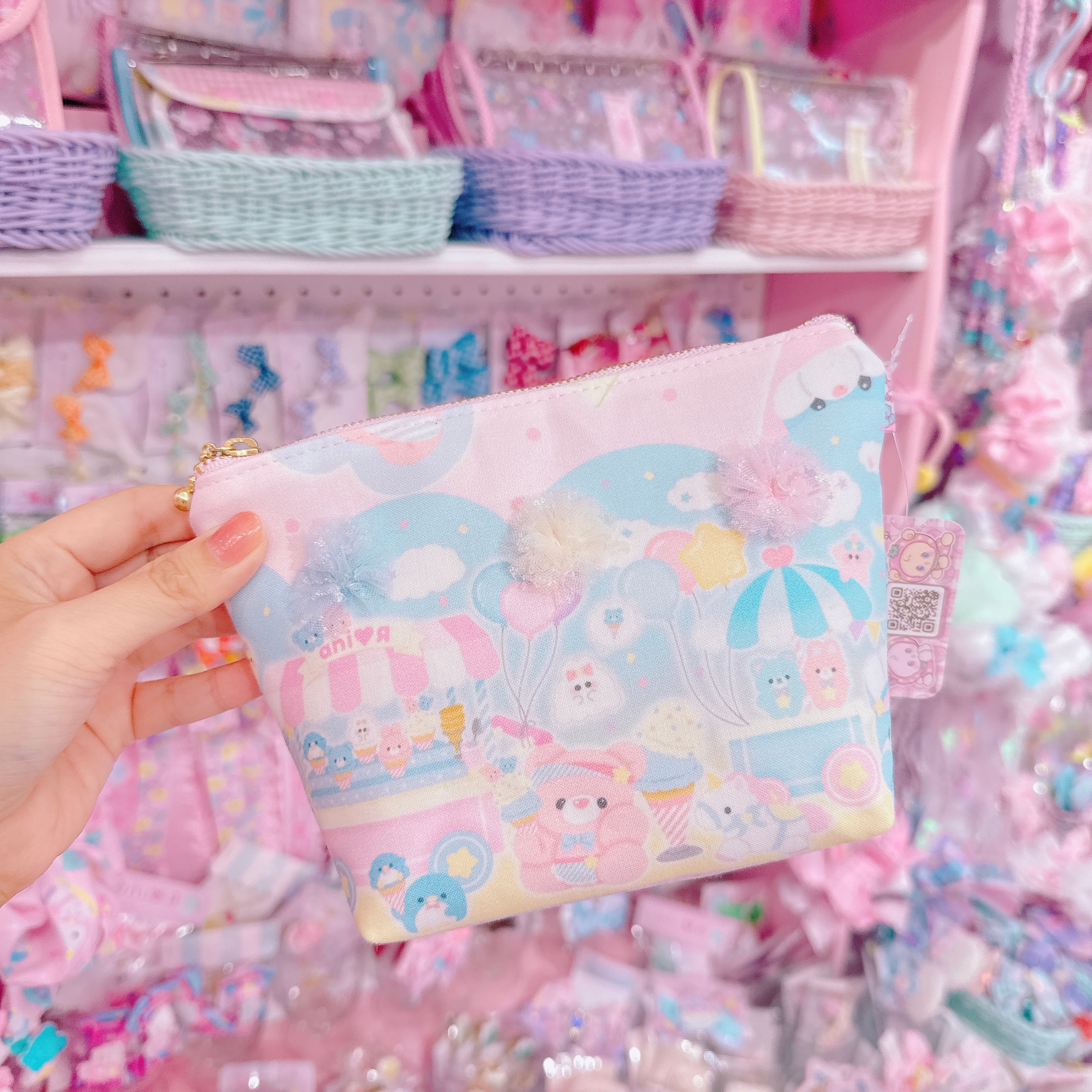 【N9】17-42マチ付きポーチ